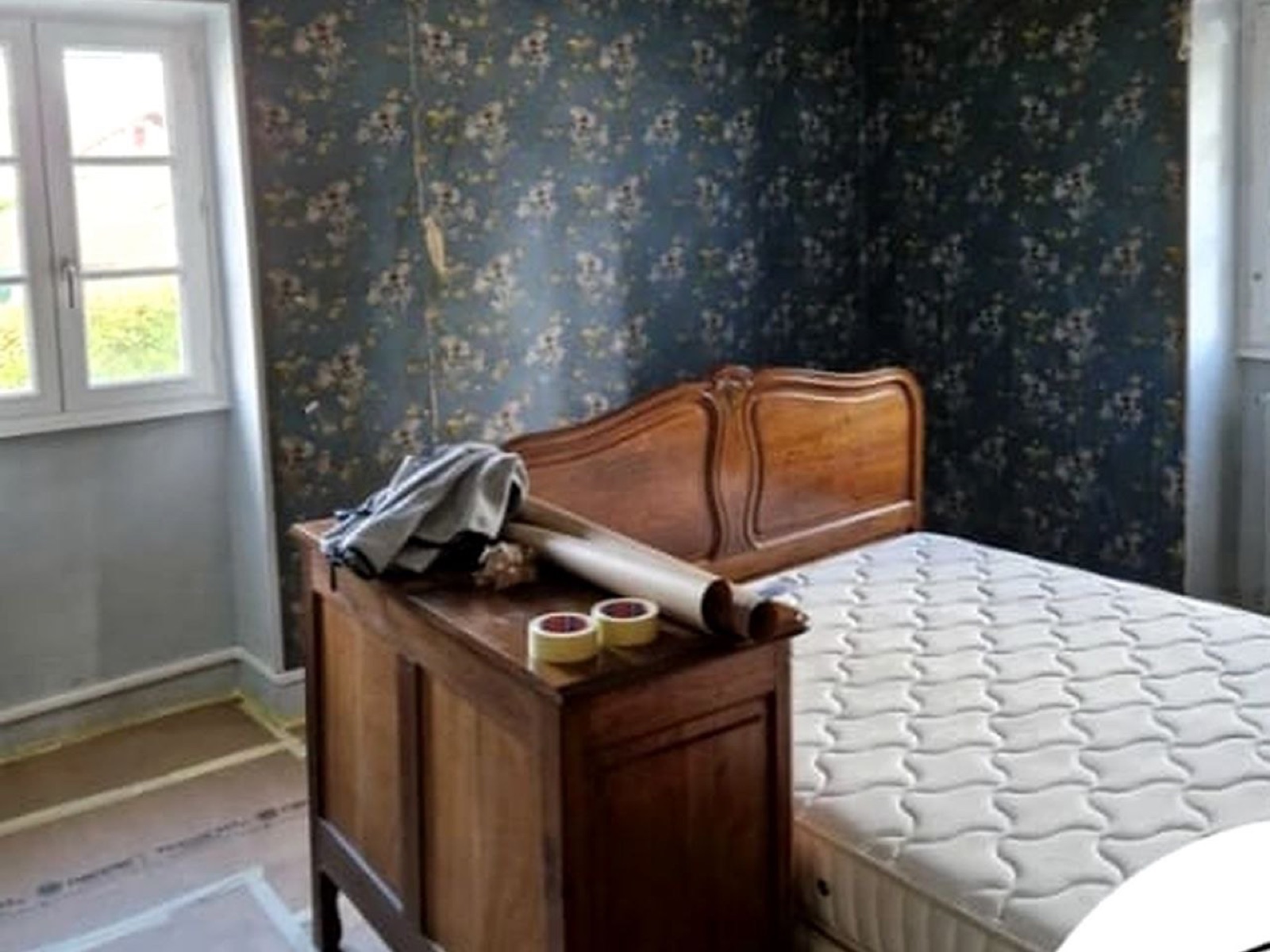 Avant transformation d'une chambre par Peinture Olasso